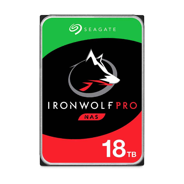 Imagem de HD Seagate IronWolf Pro NAS, 18TB, 3.5", 7200RPM, 256MB, SATA 6GB/s - ST18000NT001