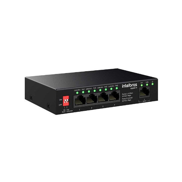 Imagem de Switch Intelbras S1105F-P, 5P Gigabit Ethernet - 4760118