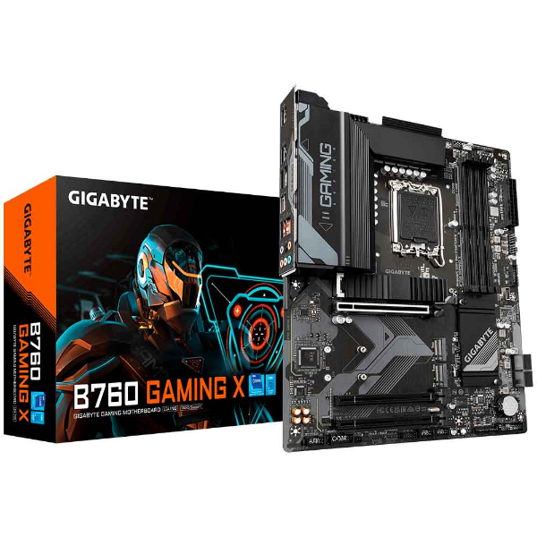 Imagem de Placa Mãe Gigabyte B760 GAMING X (rev. 1.0), DDR5, LGA1700, ATX