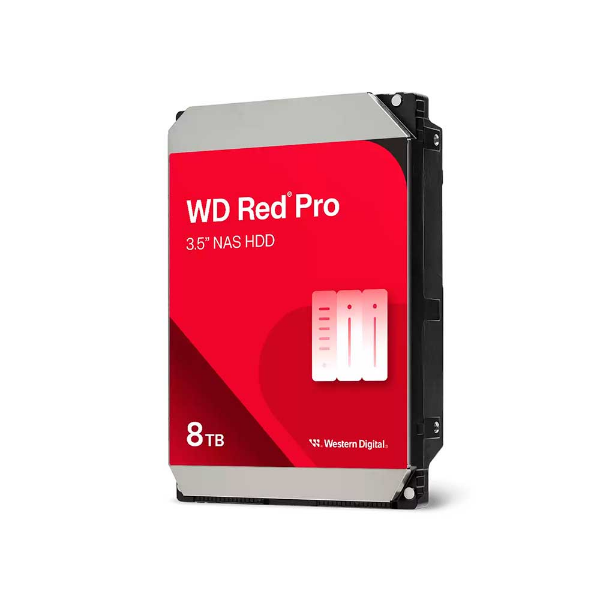 Imagem de HD WD Red PRO NAS, 8TB, 3.5", 7200RPM, 256MB, SATA 6GB/s - WD8005FFBX