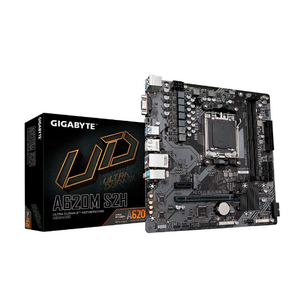 Imagem de Placa Mãe Gigabyte A620M S2H (rev. 1.2), DDR5, AM5, Micro ATX