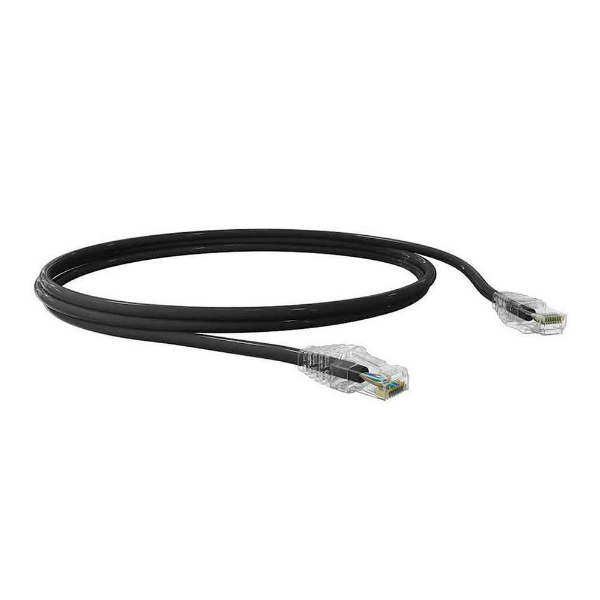 Imagem de PATCH CORD U/UTP FURUKAWA SOHOPLUS CAT5E CMX T568A/B 2.5M PRETO CERTIFICADO