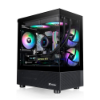 Imagem de GABINETE GAMER THERMALTAKE VIEW 170 TG ARGB MICRO-CASE BLACK 2 WIN 3 FANS 120MM CA-1Z4-00M1WN-00