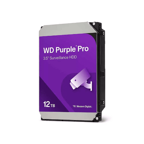 Imagem de HD WD Purple Surveillance, 12TB, 3.5", 7200RPM, 512MB, SATA 6GB/s - WD122PURP