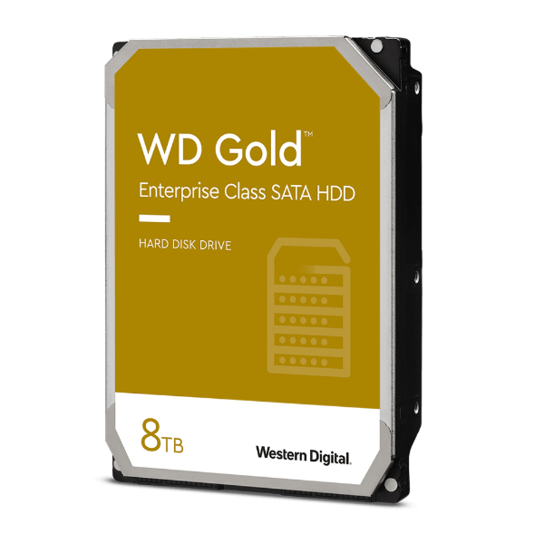 Imagem de HD WD GOLD ENTERPRISE 8TB PARA DATA CENTER 24/7 SATA III 6.0GB/S 256MB 7200RPM - WD8005FRYZ