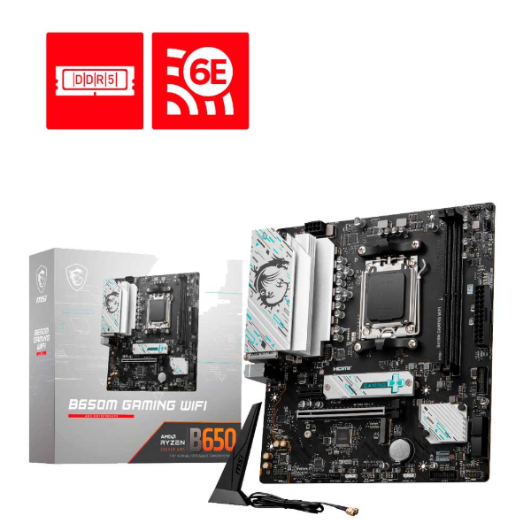 Imagem de Placa-Mãe MSI B650M GAMING WIFI DDR5 AM5