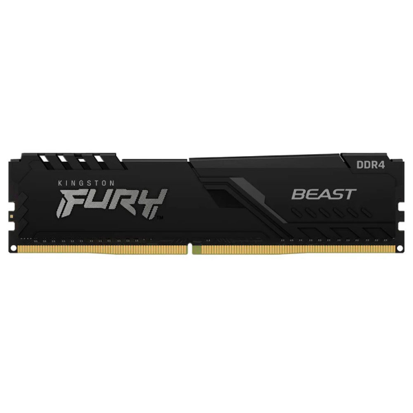 Imagem de MEMORIA KINGSTON FURY BEAST 8GB DDR4 3200MHZ 1.35V BLACK DESKTOP -  KF432C16BB/8WP