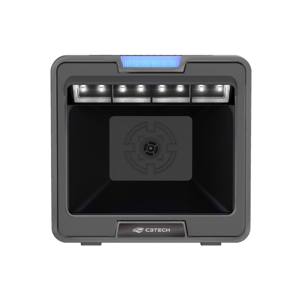 Imagem de LEITOR DE CODIGO DE BARRAS C3TECH FIXO 1D/2D USB LB-D600BK