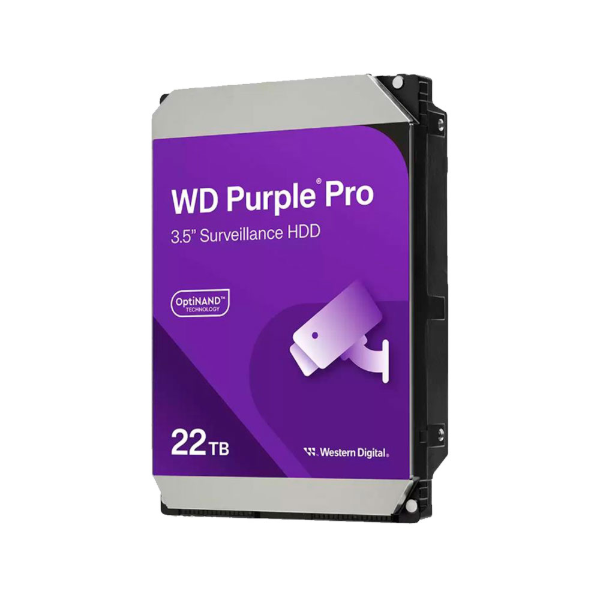 Imagem de HD WD PURPLE PRO 22 TB PARA SEGURANCA / VIGILANCIA / DVR - WD221PURP
