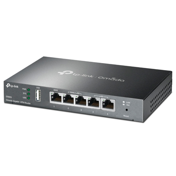 Imagem de ROTEADOR LOAD BALANCE VPN MULTI-WAN ER605 TP-LINK GIGABIT SAFESTREAM