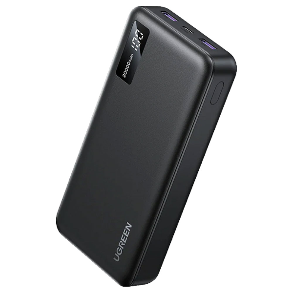 Imagem de CARREGADOR POWER BANK UGREEN 20.000MAH PORTAS USB-C E USB-A - PB312