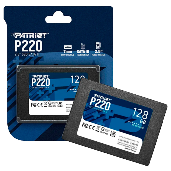 Imagem de SSD PATRIOT BURST 128GB 2,5" SATA 3 - P220S128G25