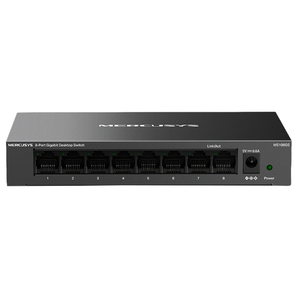 Imagem de SWITCH 8 PORTAS 10/100/1000MBPS MERCUSYS MS108GS