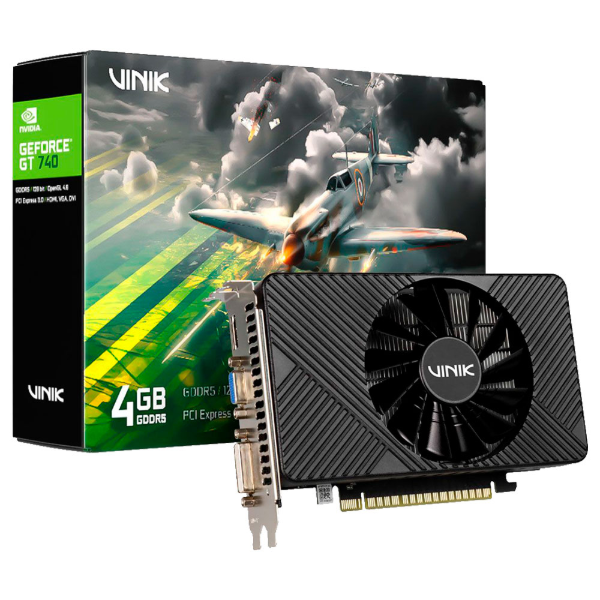 Imagem de PLACA DE VIDEO VINIK GEFORCE GT 740 4GB GDDR5 128BITS GPUK7404GBFSF1
