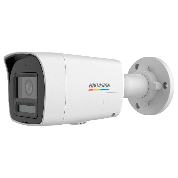 Imagem de Camera Hikvision IP Live Guard ColorVu 2MP Full HD Bullet 2.8mm Luz Branca 30m Mic Embutido Slot MicroSD IP67 DS-2CD1027G2H-LIUF/SRB