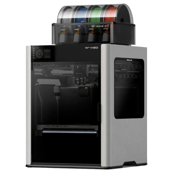 Imagem de IMPRESSORA 3D BAMBU LAB H2D 220V+ AMS 2 PRO (COMBO) - PF003-D+SA007-HV1